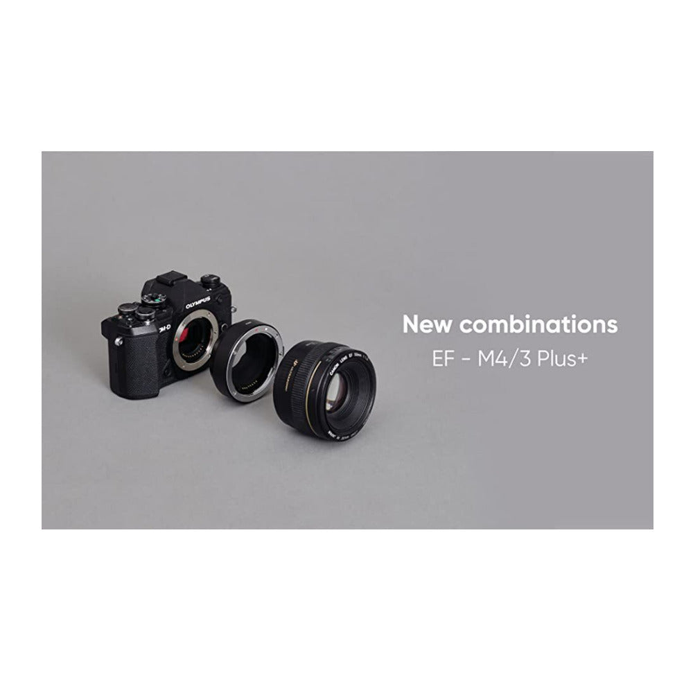 Urth Lens Mount Light-Sealed Adapter Compatible with EF/EF-S Lens to Micro Four Thirds Camera Body
