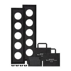 Westcott Pro Light Adjustable Corner System Mods 1 x 4 with Travel Case (2-Pack)