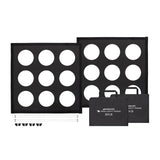 Westcott Pro Light Adjustable Corner System and Hook-And-Loop Tape Lining Mods 3 x 3 (2-Pack)