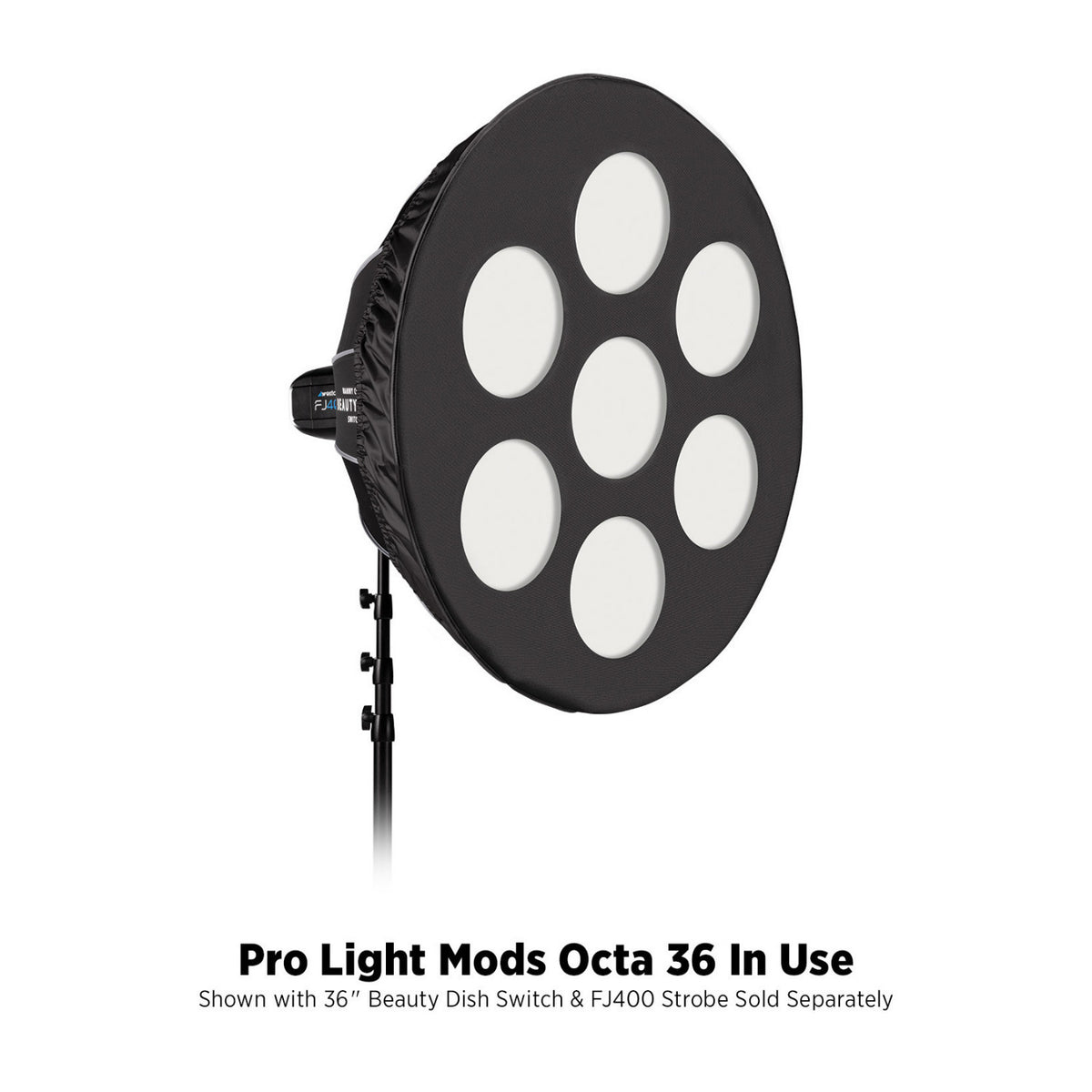 Westcott Pro Light Adjustable Corner System and Hook-And-Loop Tape Lining Mods Octa 36 with Case