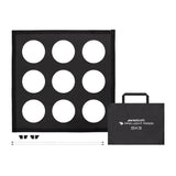 Westcott Pro Light Adjustable Corner System and Hook-And-Loop Tape Lining Mods 3 x 3 with Case