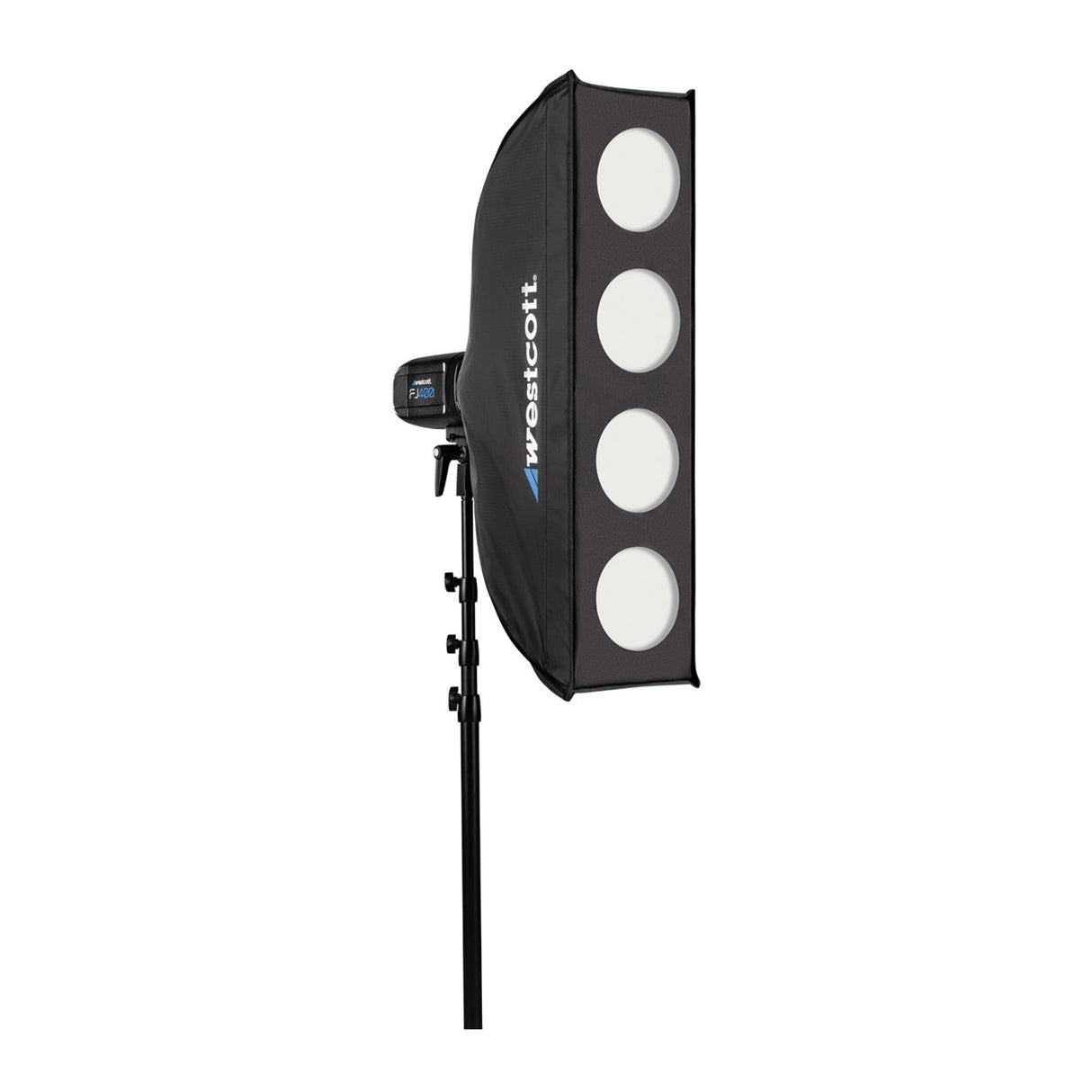 Westcott Pro Light Adjustable Corner System and 1.5-Inch Hook-And-Loop Lining Mods 1 x 3 (2-Pack)