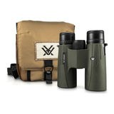 Vortex 10x42 Viper HD Roof Prism Binoculars with Bino Caddy Harness and Accessory Bundle