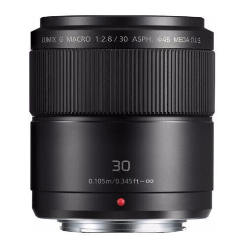 Panasonic LUMIX G MACRO 30mm f/2.8 ASPH. MEGA O.I.S. Lens for Micro Four Thirds Camera