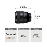 Sony FE 50mm f/1.2 GM Full-Frame Large-Aperture G Master Lens