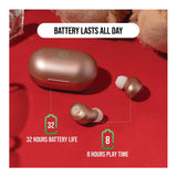 Raycon The Everyday Bluetooth Splash Resistant IPX6 Wireless Earbuds (Rose Gold)