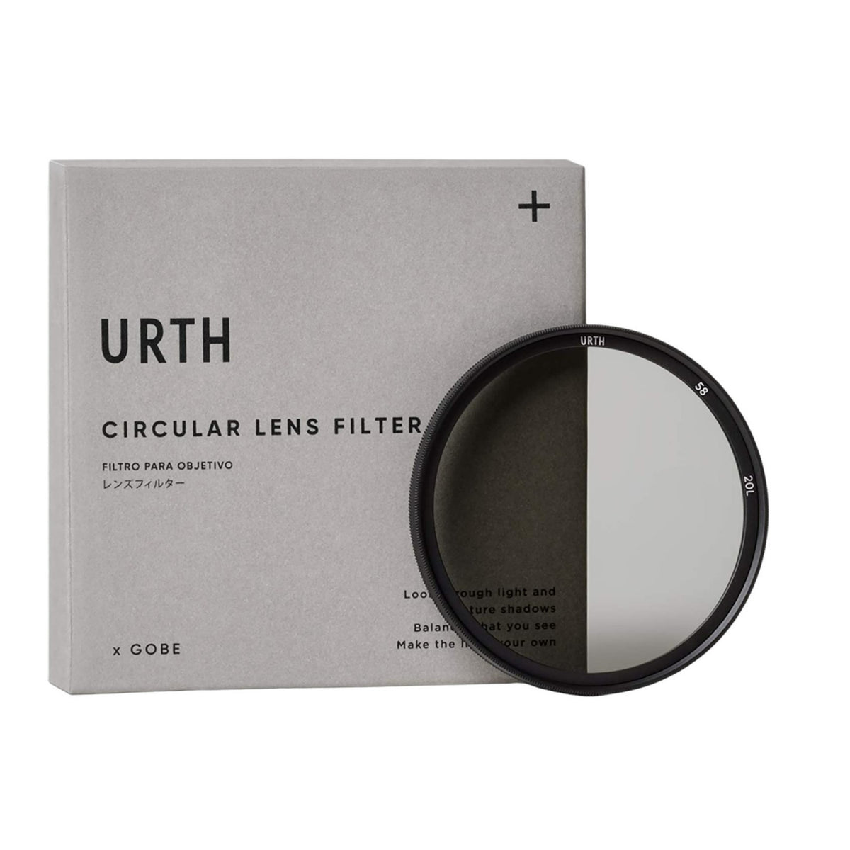 Urth 58mm Ultra-Slim Nano Coating B270 Optical Glass CPL Polarizing Circular Lens Filter Plus+