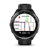 Garmin Forerunner 965 GPS 1.4-Inch Display Titanium Bezel Made Running Smartwatch(Black/Powder Gray)