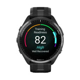 Garmin Forerunner 965 GPS 1.4-Inch Display Titanium Bezel Made Running Smartwatch(Black/Powder Gray)