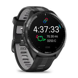 Garmin Forerunner 965 GPS 1.4-Inch Display Titanium Bezel Made Running Smartwatch(Black/Powder Gray)
