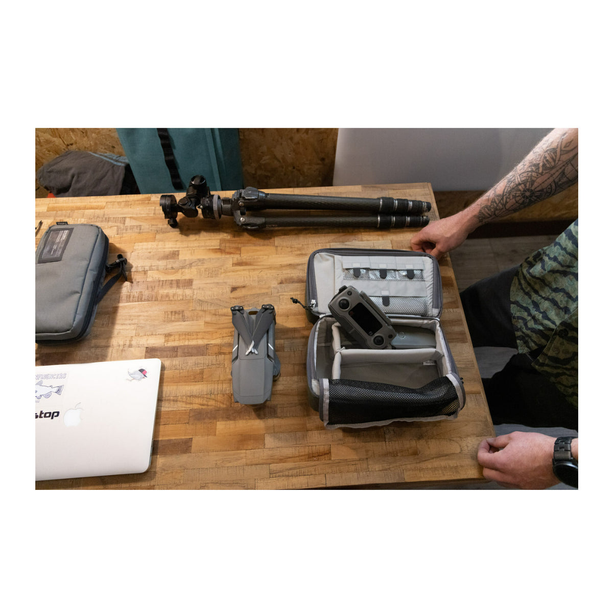 F-Stop DuraDiamond Weather Resistant Exterior and Padded Adjustable Dividers Large Drone Case