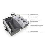 F-Stop DuraDiamond Weather Resistant Exterior and Padded Adjustable Dividers Large Drone Case