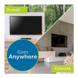 Philips Thin Space-Saving Fixed VESA-Compatible TV Wall Mount for Up To 90-Inch Flat-Screen (Black)