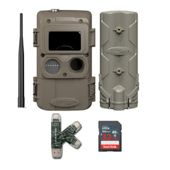 Cuddeback CuddeLink Wireless, LowGlow IR LED Camera (LL-2A) with PW-001 and Card