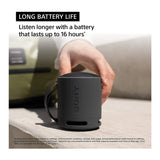 Sony SRS-XB100 Wireless Bluetooth Portable Lightweight Compact Travel Speaker with Strap (Black)