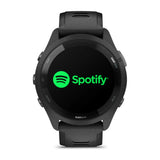 Garmin Forerunner 265 GPS Running Smartwatch (Black) with Charger Stand and Port Protection Plugs