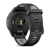 Garmin Forerunner 265 GPS Running Smartwatch (Black) with Charger Stand and Port Protection Plugs