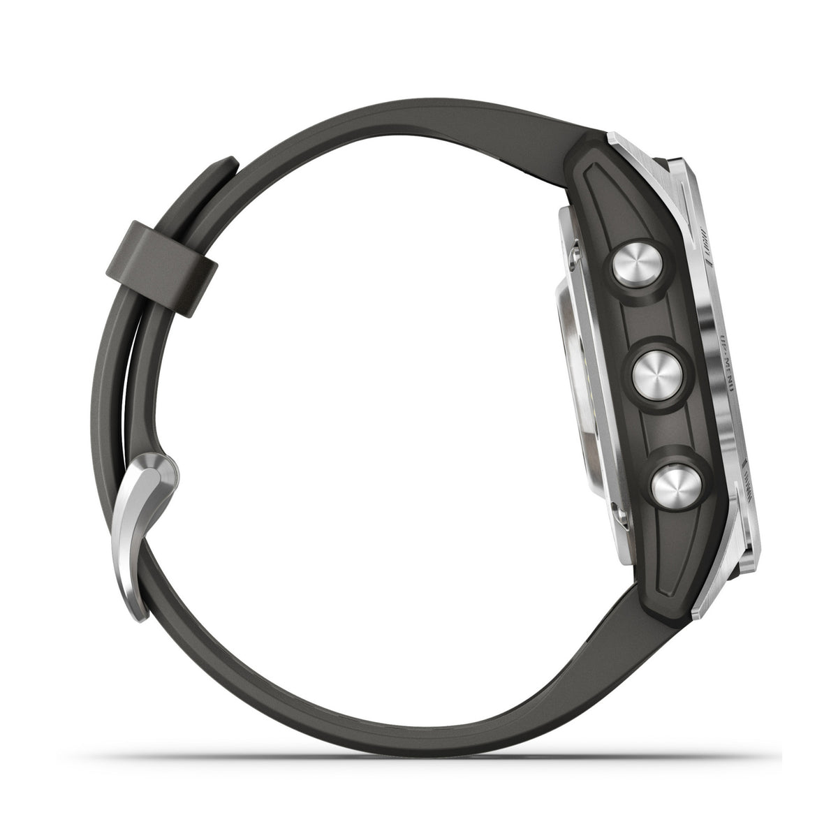 Garmin fenix 7S Pro Solar Multisport GPS Smartwatch (Silver with Graphite Band)