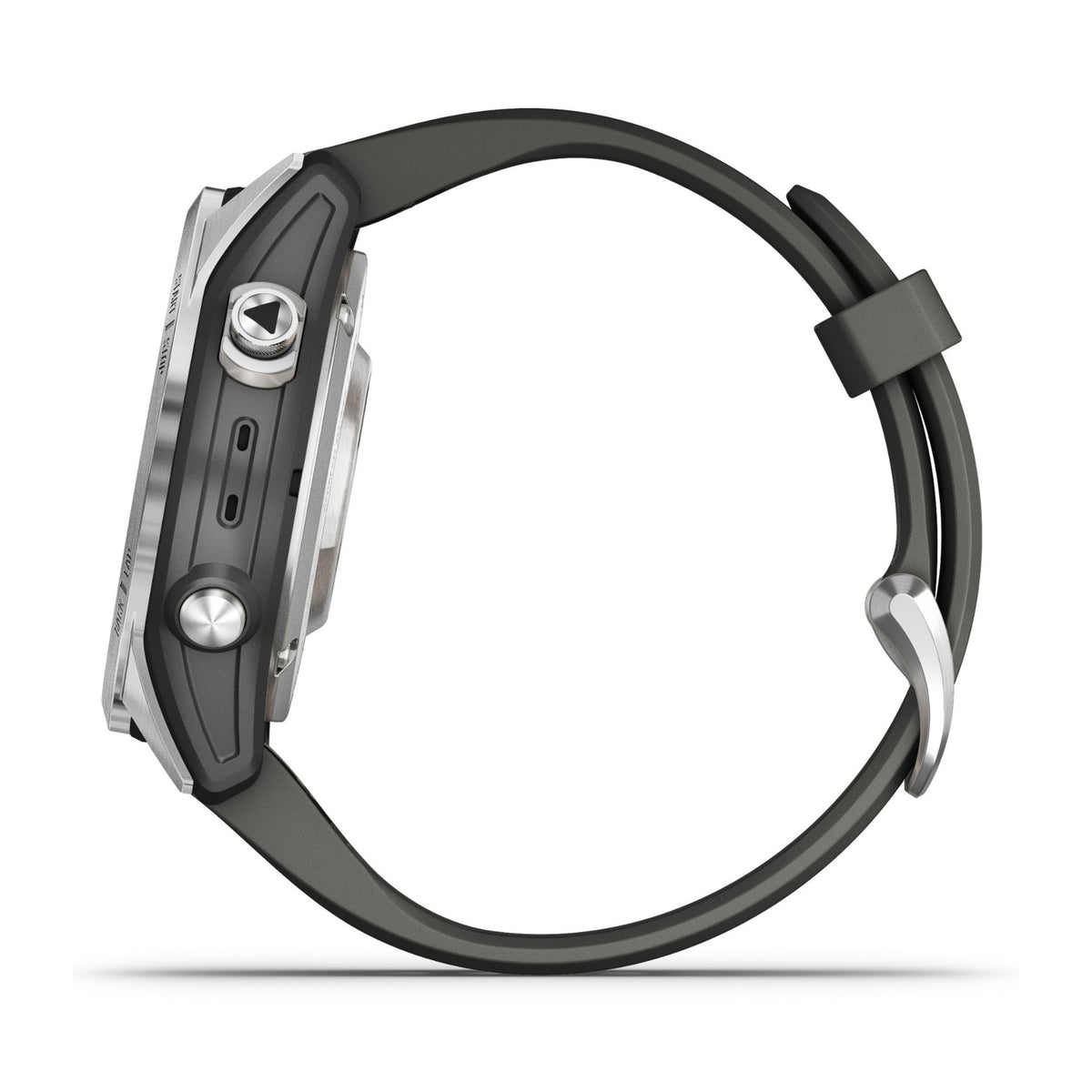 Garmin fenix 7S Pro Solar Multisport GPS Smartwatch (Silver with Graphite Band)