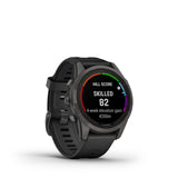 Garmin fenix 7S Pro Sapphire Solar Multisport GPS Smartwatch (Carbon Gray with Black Band)