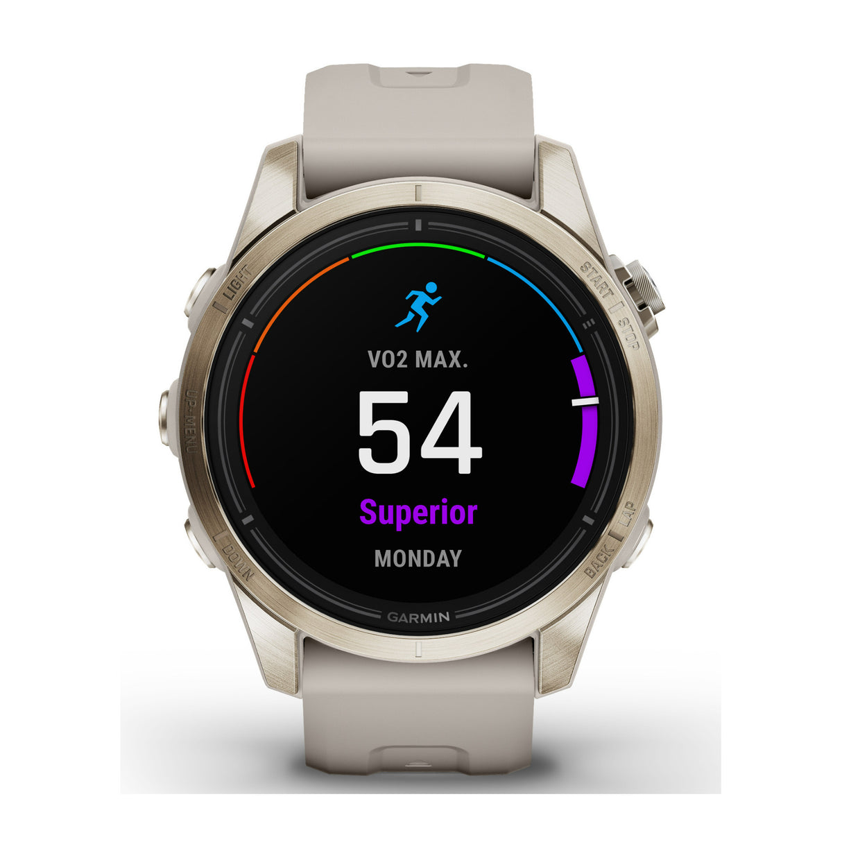 Garmin epix Pro Gen 2 Sapphire Edition 42mm Smartwatch (Soft Gold-Light Sand)