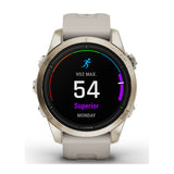 Garmin epix Pro Gen 2 Sapphire Edition 42mm Smartwatch (Soft Gold-Light Sand)