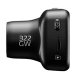 Nextbase 322GW Full 1080p HD Recording, Wi-fi GPS Bluetooth Enabled, Dash Cam with Night Vision
