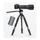 Sirui 59-Inch 4 Section 55 Pound Capacity Strong and Study Carbon Fiber Tripod for Wildlife Shooting