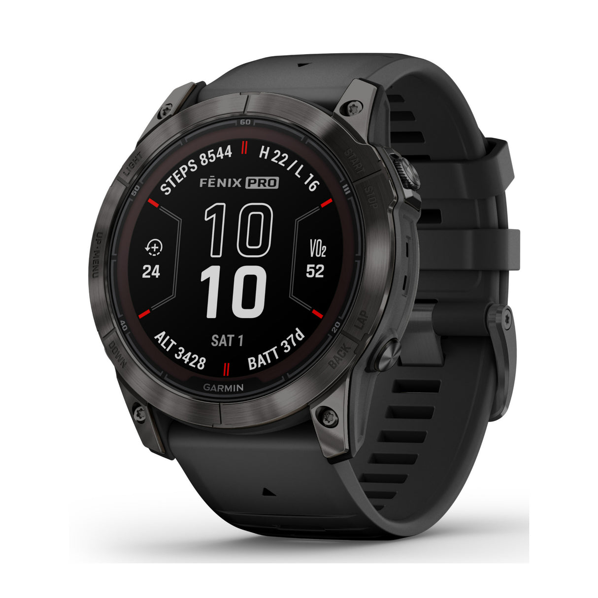 Garmin fenix 7X Pro Sapphire Solar Edition Multisport GPS Smartwatch (Carbon Gray with Black Band)