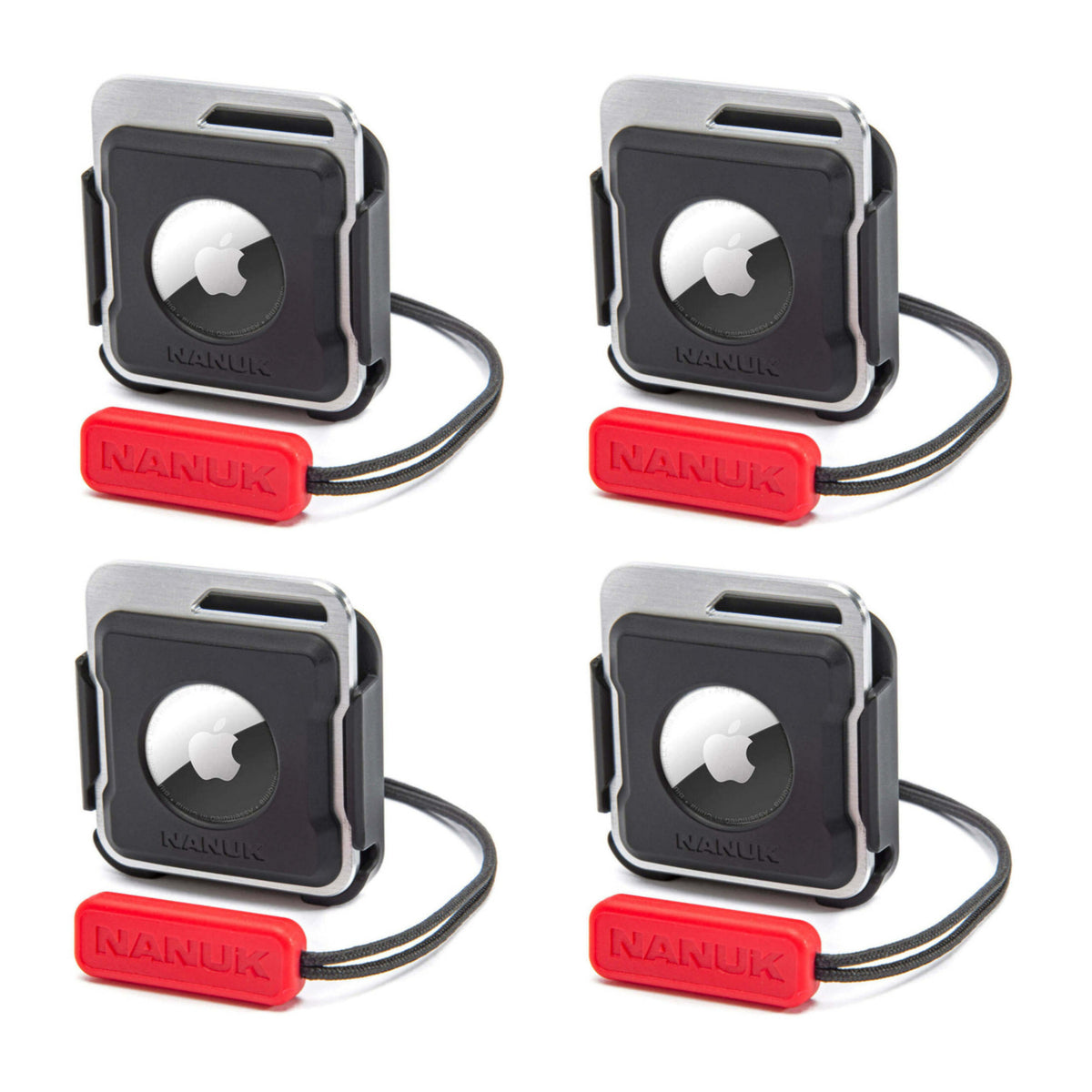 Nanuk Airtag Holder (4 Mounting Options, Airtag Not Included) - 4 Pack
