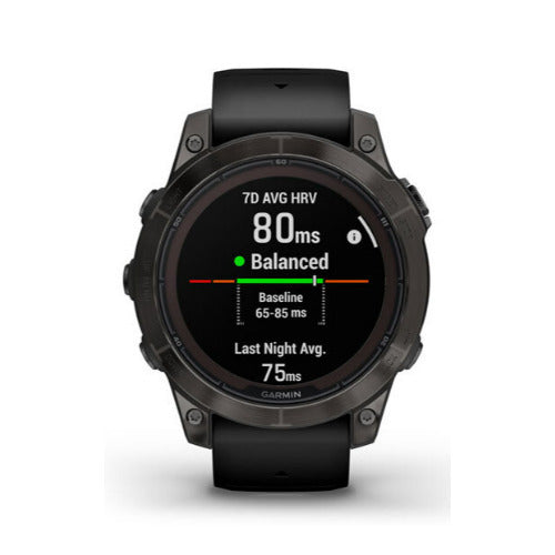 Garmin fenix 7 Pro Sapphire Solar GPS Smartwatch (Carbon Gray with Black Band)