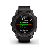 Garmin fenix 7 Pro Sapphire Solar GPS Smartwatch (Carbon Gray with Black Band)