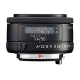 PENTAX-FA 50mm F1.4 Large Aperture Super Protect Coating Classic Lens (Black Matte Finish)