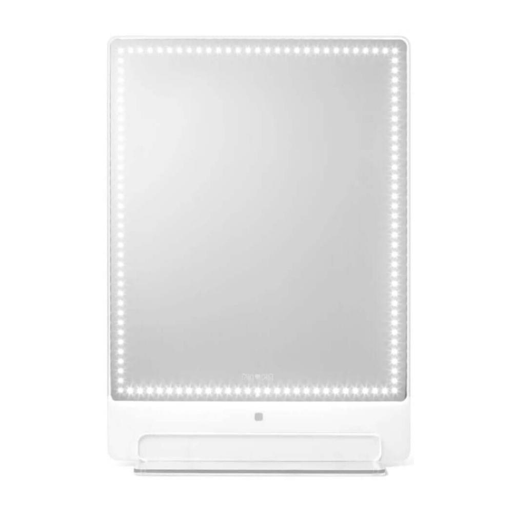 Glamcor RIKI LOVES RIKI RIKI TALL 20 x 28-Inch Vanity Mirror with Dual Voltage and Clip (White)