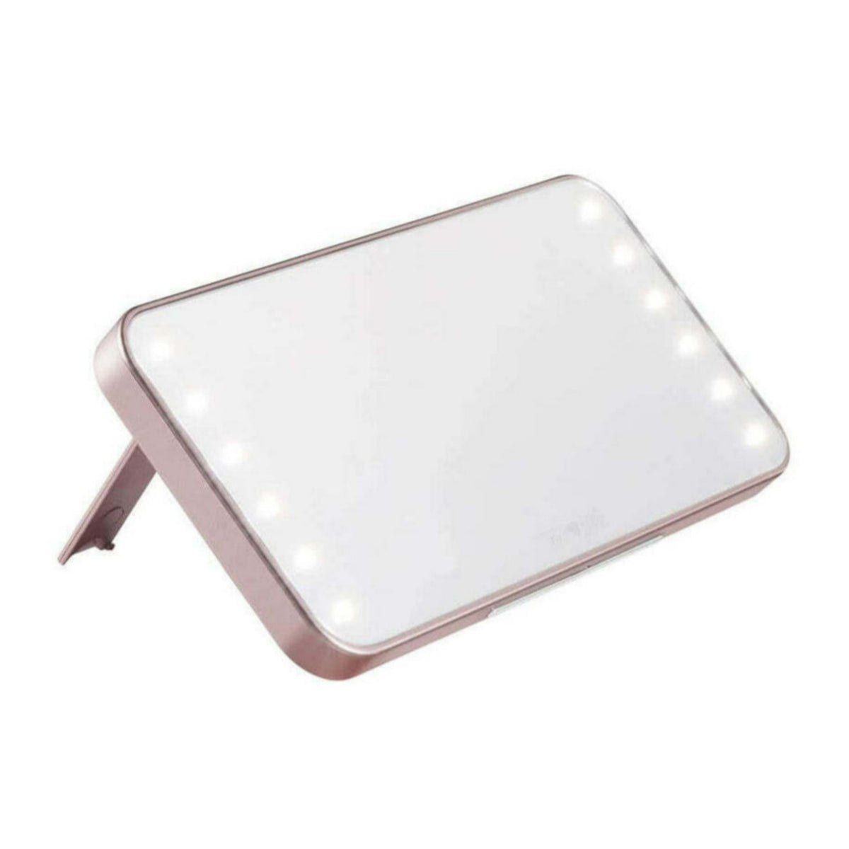 Glamcor RIKI LOVES RIKI RIKI CUTIE Portable Lighted Makeup Mirror (Rose Gold)
