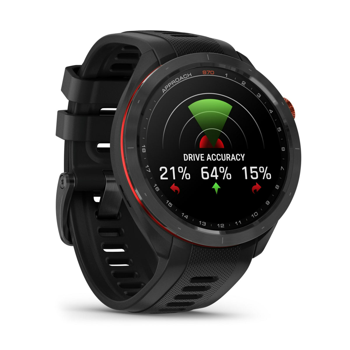 Garmin Approach S70 Premium 32GB Memory GPS 1.4-Inch AMOLED Display Long Battery Life Golf Watch