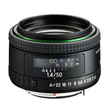 PENTAX-FA 50mm F1.4 Large Aperture HD Coating Contemporary Design Lens (Black Matte Finish)