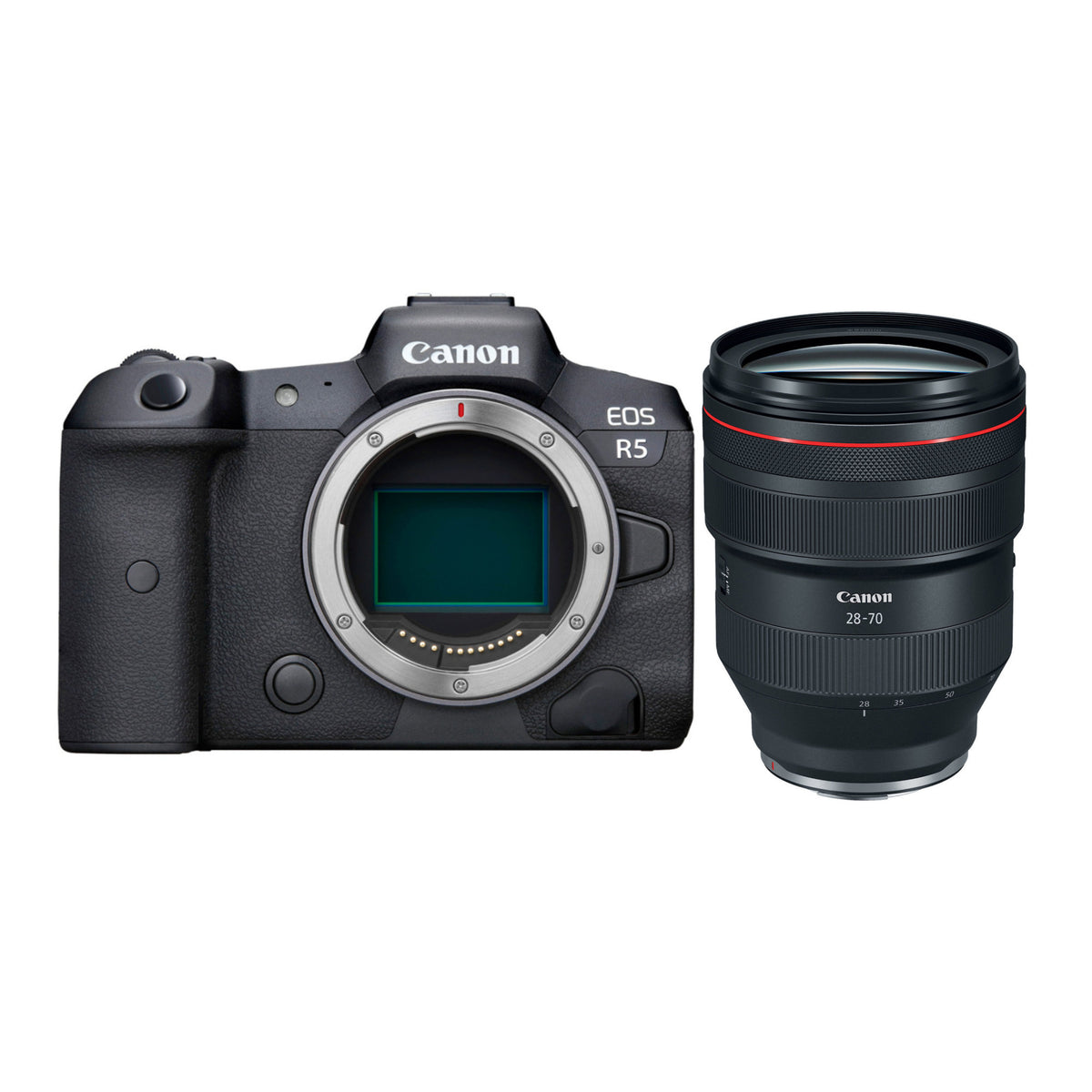 Canon EOS R5 Mirrorless Camera with Canon RF 28-70mm f/2L USM Lens