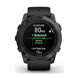 Garmin fenix 7X Pro Solar Edition Multisport GPS Smartwatch (Slate Gray with Black Band)
