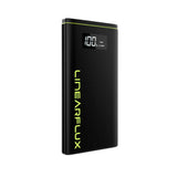 Linearflux Hyperdigital Ultra Series 11,000mAh, Fast Charging and Lightweight Charger (Black)