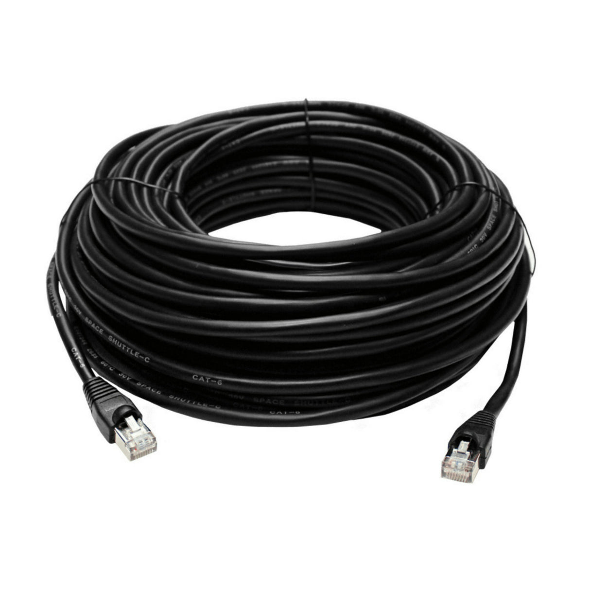 Lorex 200-Feet CAT6 Waterproof, Fire-Resistant, and UV Treated Outdoor Extension Cable (Black)