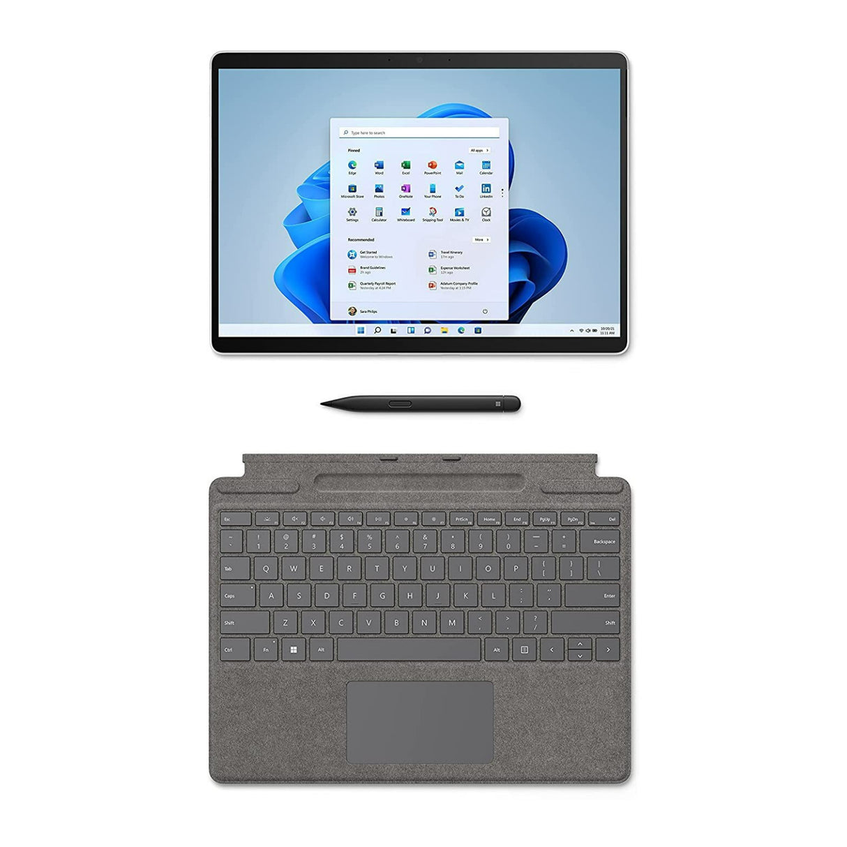 Microsoft Surface Pro X 13-Inch Touchscreen Microsoft SQ2 Long Battery Life 16GB 512GB SSD Tablet