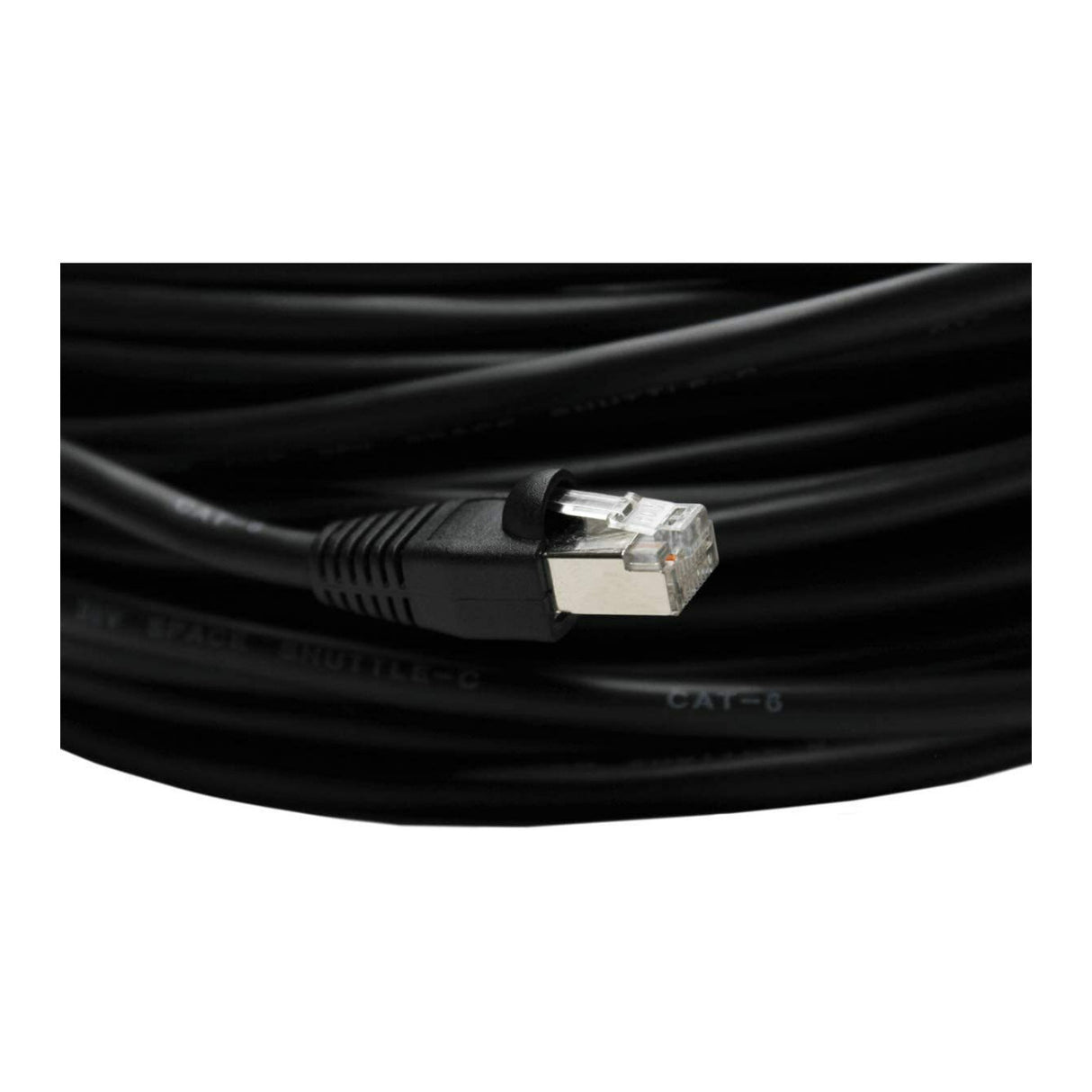 Lorex 100-Feet CAT6 Waterproof, Fire-Resistant, and UV Treated Outdoor Extension Cable (Black)