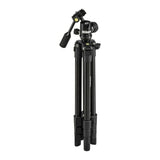 Nikon 16749 Compact Outdoor Four-Section Aluminum Alloy Expandable Tripod with Grip Handle (Black)