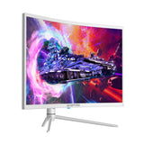 Sceptre 27-Inch Curved Nebula Series 16:9 2560x1440 165Hz Refresh Rate Gaming Monitor (White)