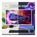 Sceptre 27-Inch Curved Nebula Series 16:9 2560x1440 165Hz Refresh Rate Gaming Monitor (White)