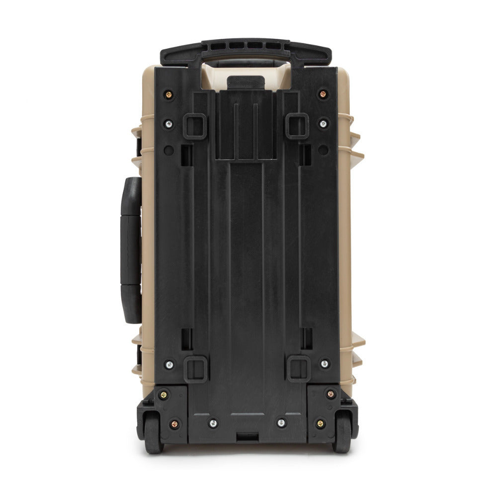 Koah Weatherproof Wheeled Hard Case with Customizable Foam (22 x 14 x 9 Inch) - Tan