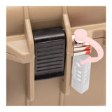 Koah Weatherproof Wheeled Hard Case with Customizable Foam (22 x 14 x 9 Inch) - Tan