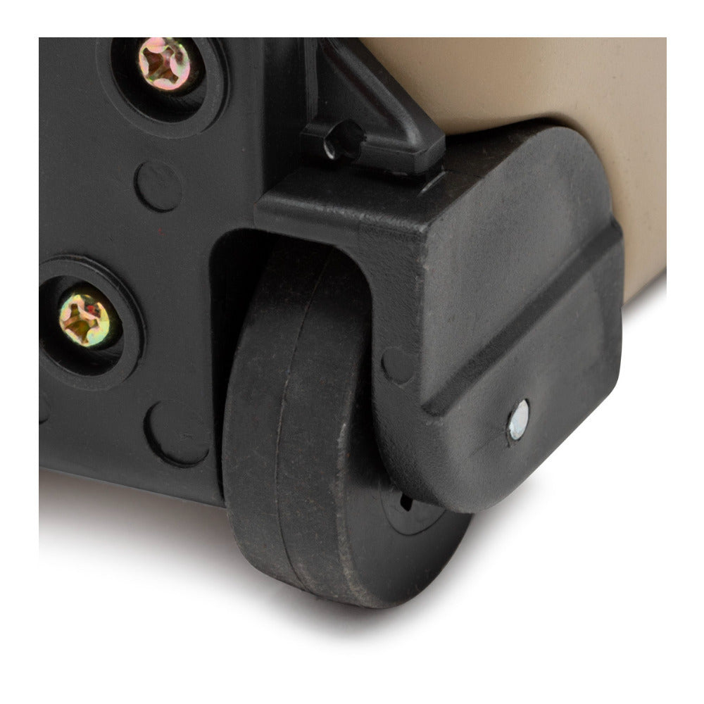 Koah Weatherproof Wheeled Hard Case with Customizable Foam (22 x 14 x 9 Inch) - Tan