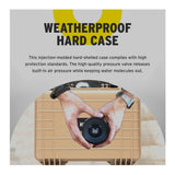 Koah Weatherproof Hard Case with Customizable Foam (18 x 14 x 7 Inch) - Tan (Open Box)